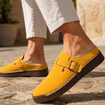 Harwick Suede Buckle Loafers
