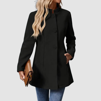 Marchesa Fit-and-Flare Coat