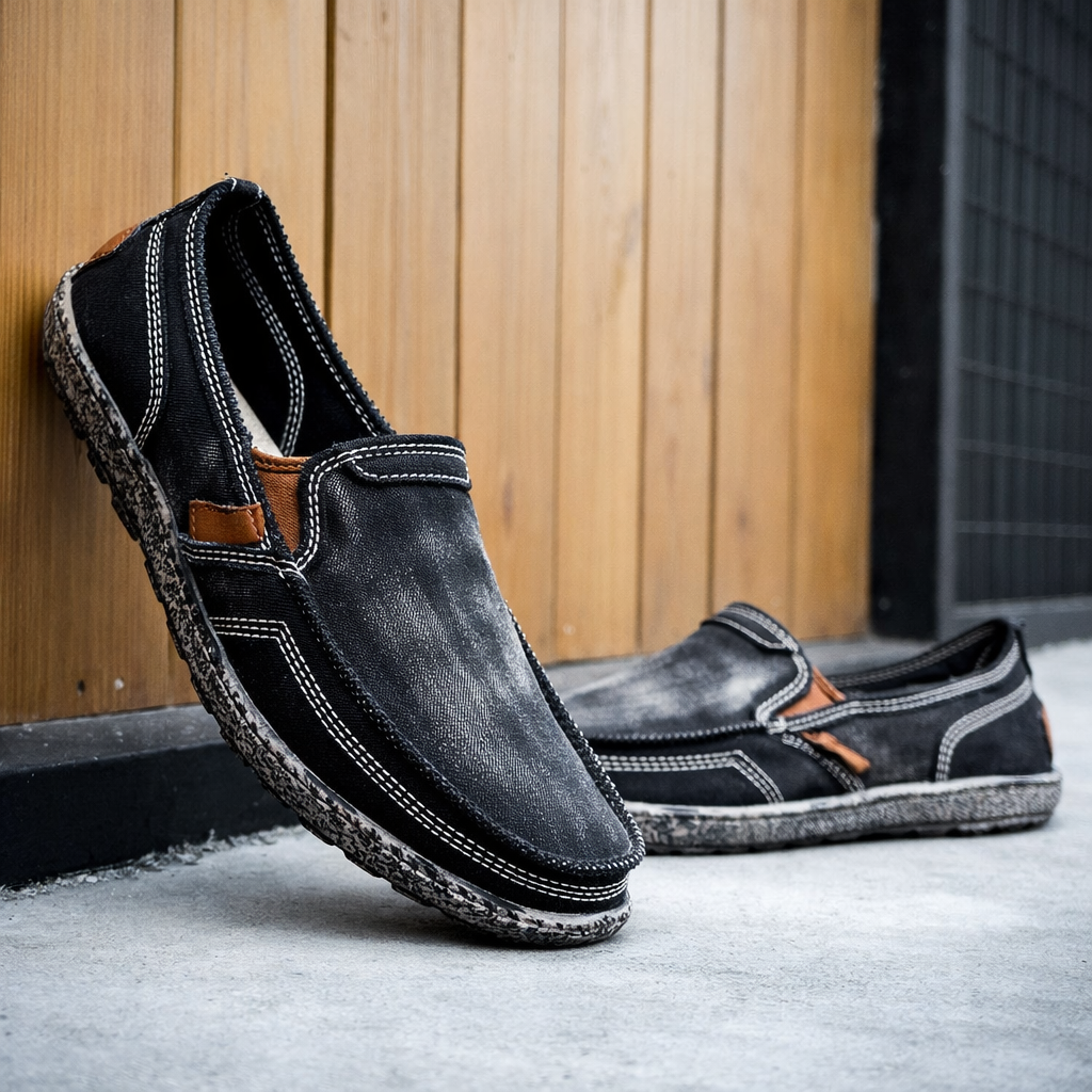 Santorini Canvas Slip-On Loafer