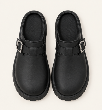 Rivoli Platform Suede Mule