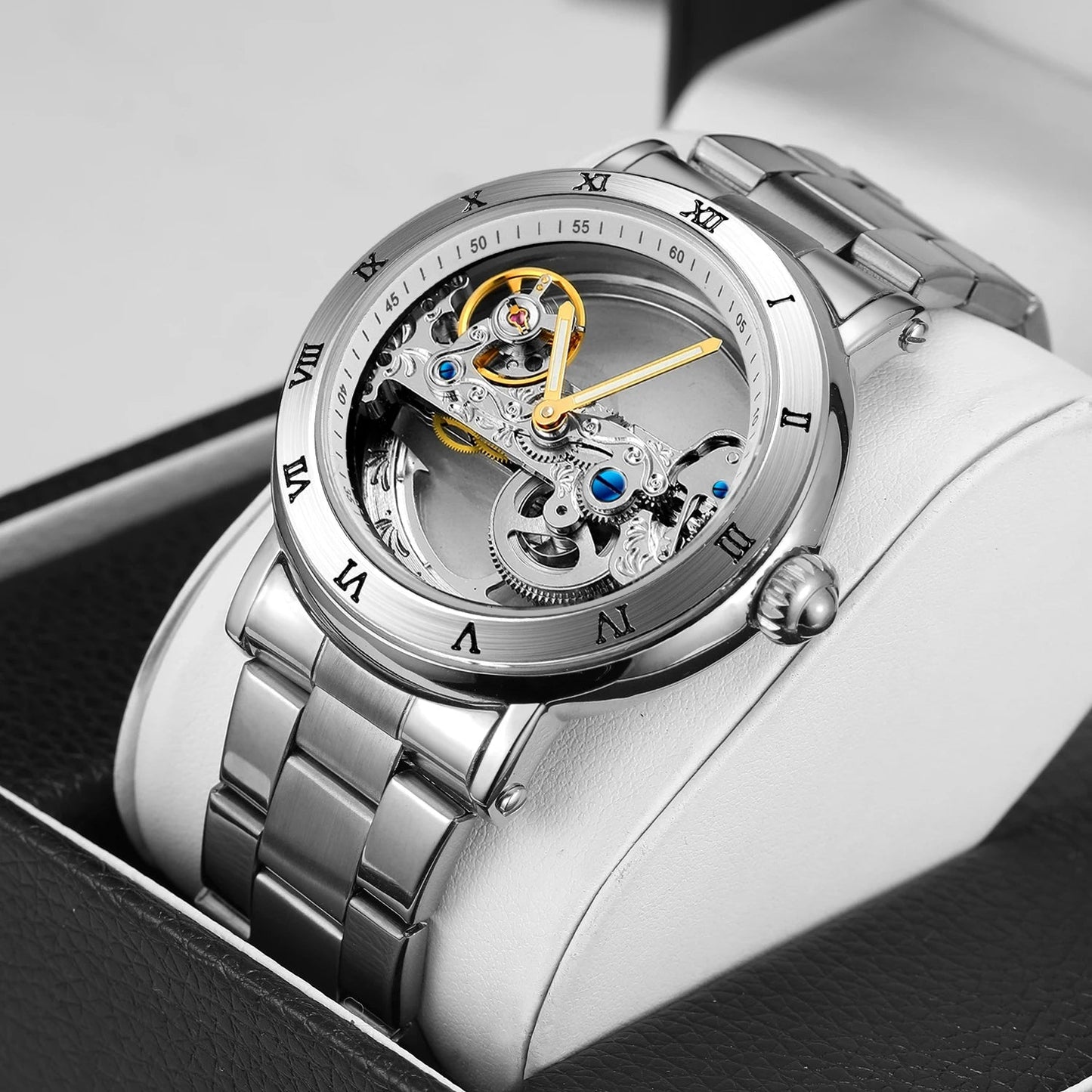 Artemis Skeleton-Dial Automatic Watch