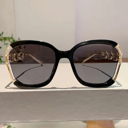 Soleil Chain-Link Gradient Frame Eyewear