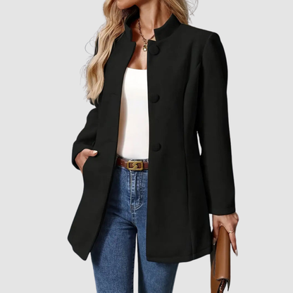 Marchesa Fit-and-Flare Coat