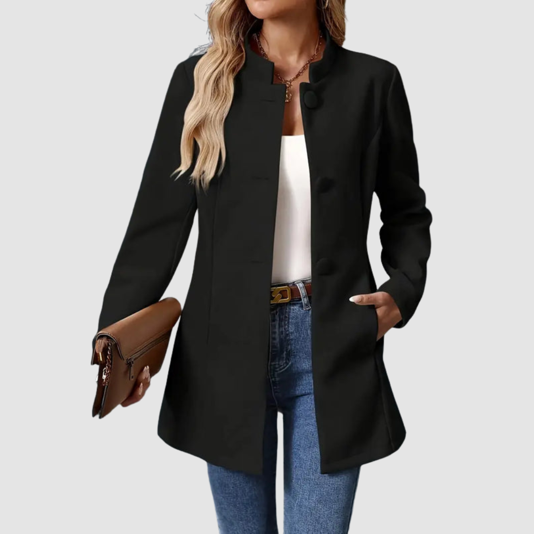 Marchesa Fit-and-Flare Coat
