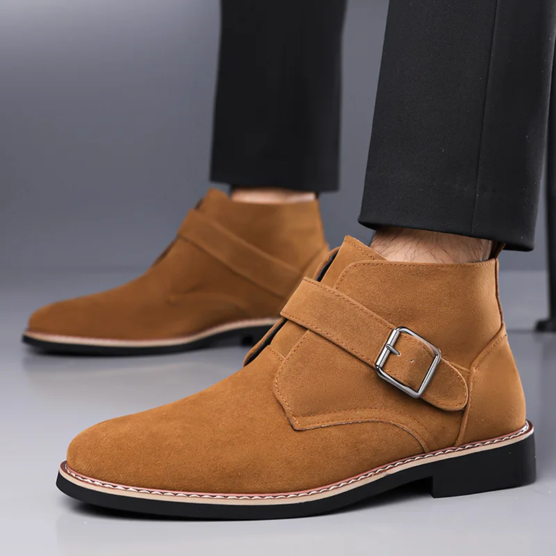 Klein Cobalt Suede Chelsea Boot