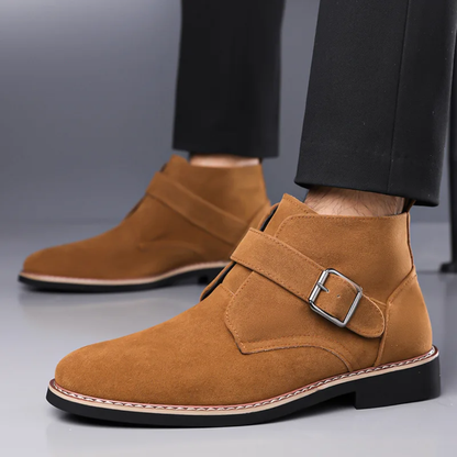 Klein Cobalt Suede Chelsea Boot