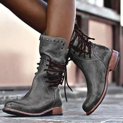 The Rebel Lace-Up Boot