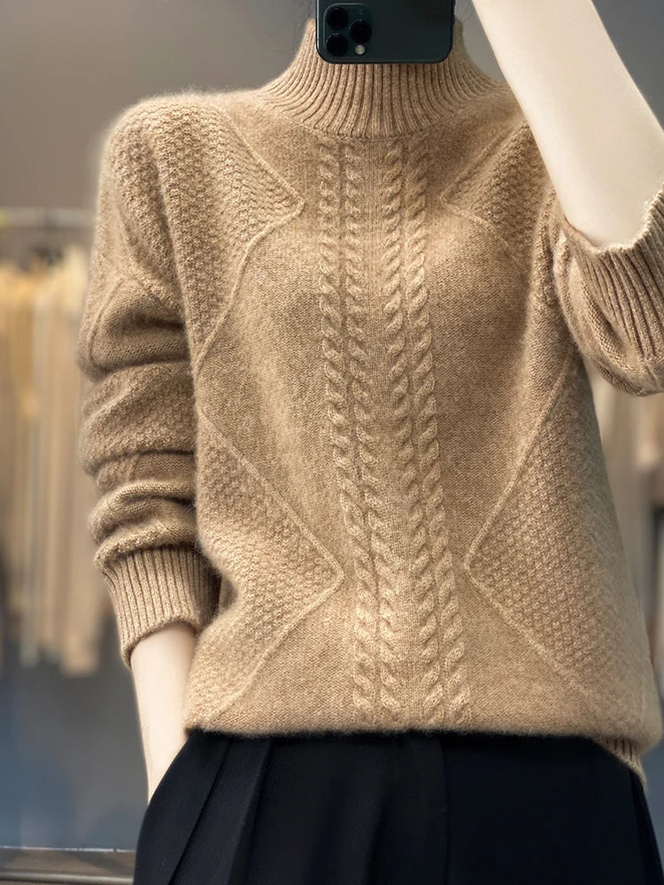 Heritage Knit Turtleneck Sweater