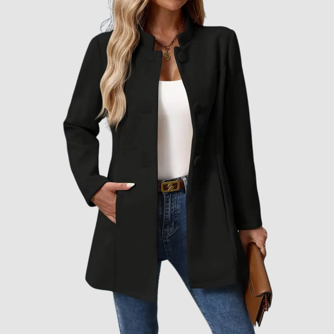 Marchesa Fit-and-Flare Coat