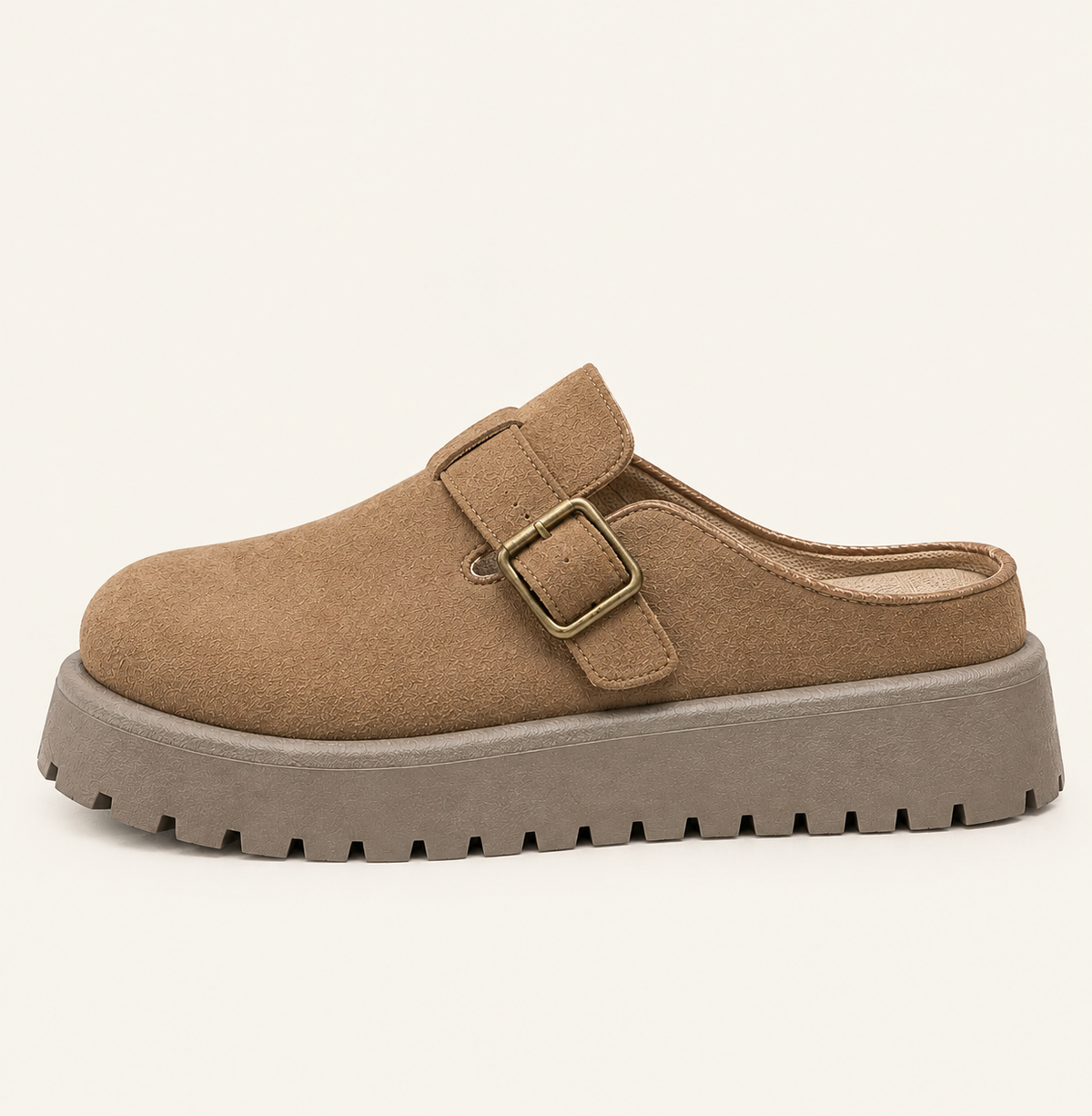 Rivoli Platform Suede Mule