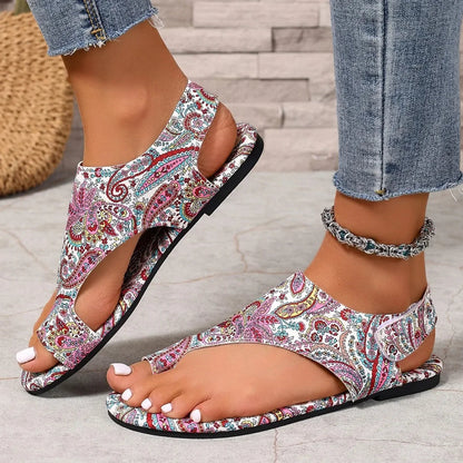 Jardin Persan Jewel-Toe Flats