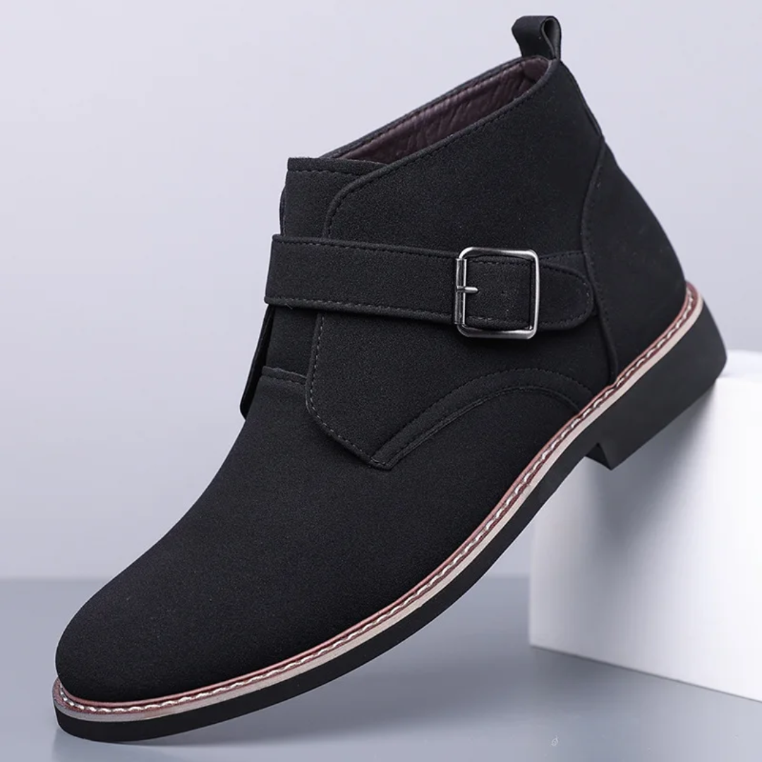 Klein Cobalt Suede Chelsea Boot