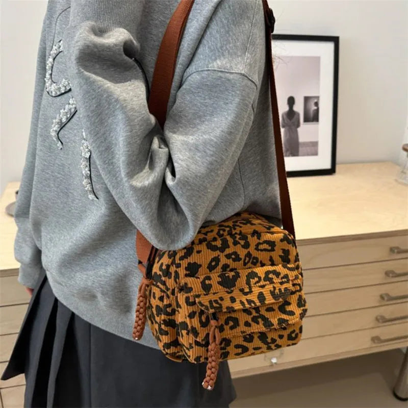 The Savanna Corduroy Crossbody Bag