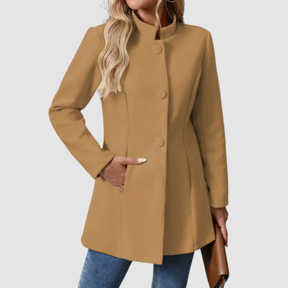 Marchesa Fit-and-Flare Coat
