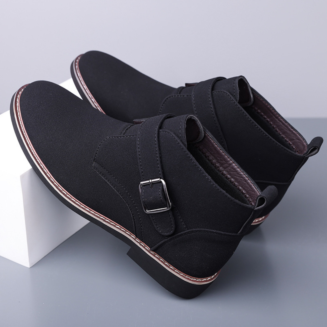 Klein Cobalt Suede Chelsea Boot
