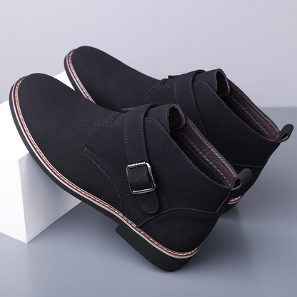 Klein Cobalt Suede Chelsea Boot