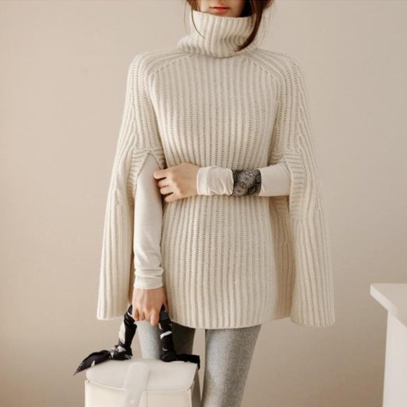 Poncho-Sleeve Pullover