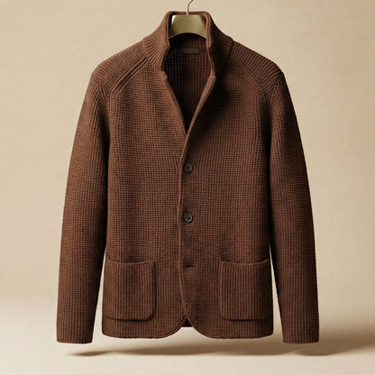 Waffle Knit Cardigan Jacket