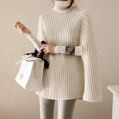 Poncho-Sleeve Pullover