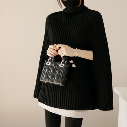 Poncho-Sleeve Pullover