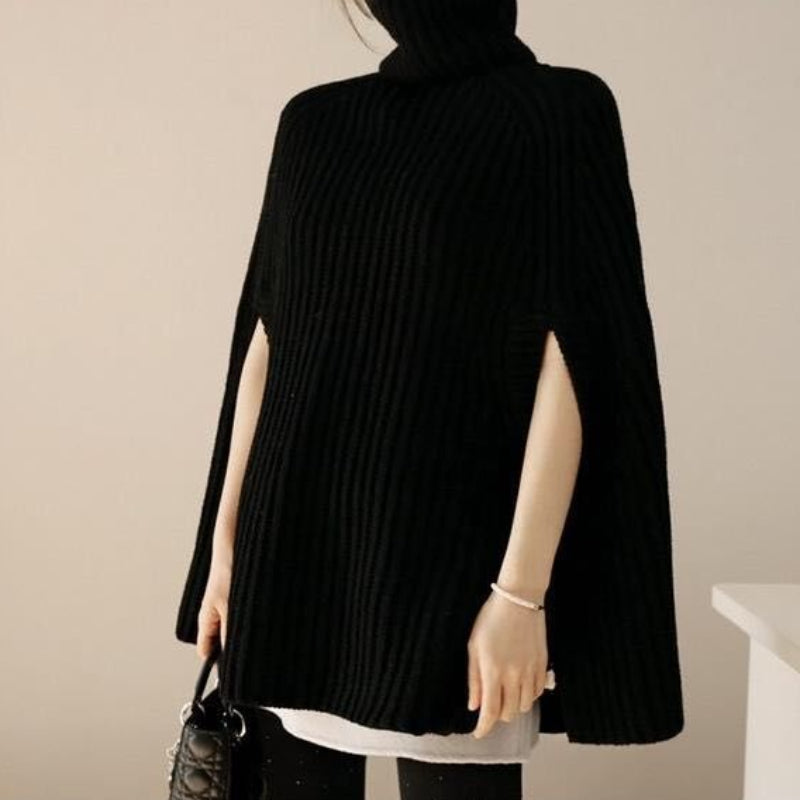Poncho-Sleeve Pullover