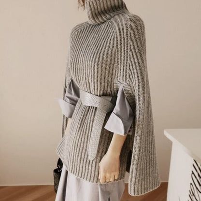 Poncho-Sleeve Pullover