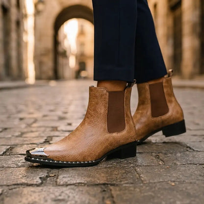 Renegade Metal-Toe Chelsea Boots