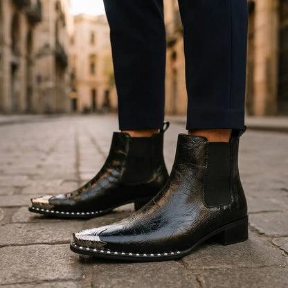 Renegade Metal-Toe Chelsea Boots