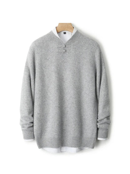 Marchetti Frog-Button Sweater