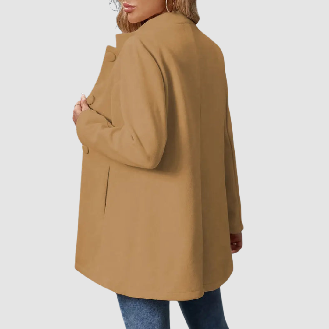 Marchesa Fit-and-Flare Coat