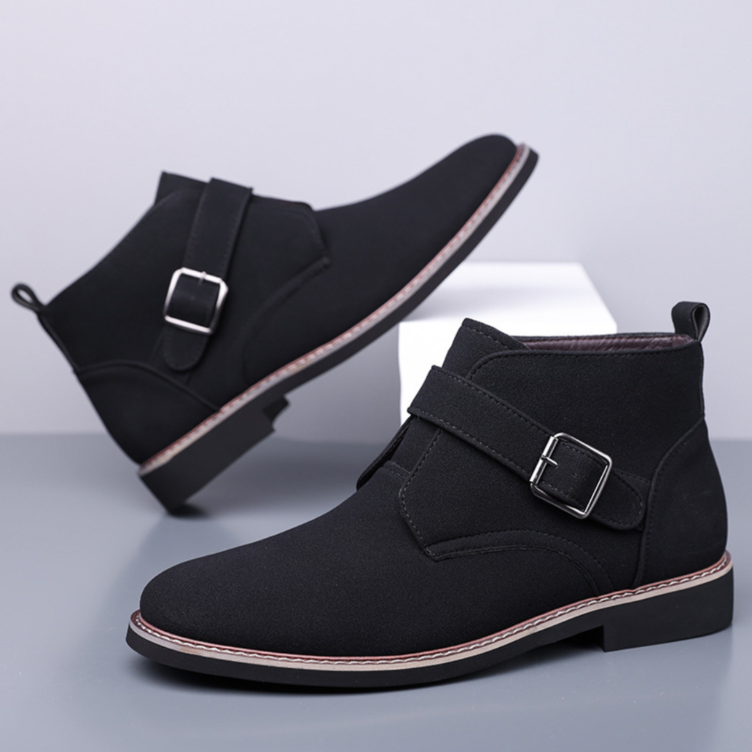 Klein Cobalt Suede Chelsea Boot