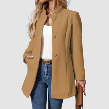 Marchesa Fit-and-Flare Coat