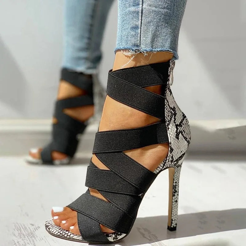 Serpentine Cage Sandal