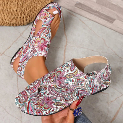 Jardin Persan Jewel-Toe Flats