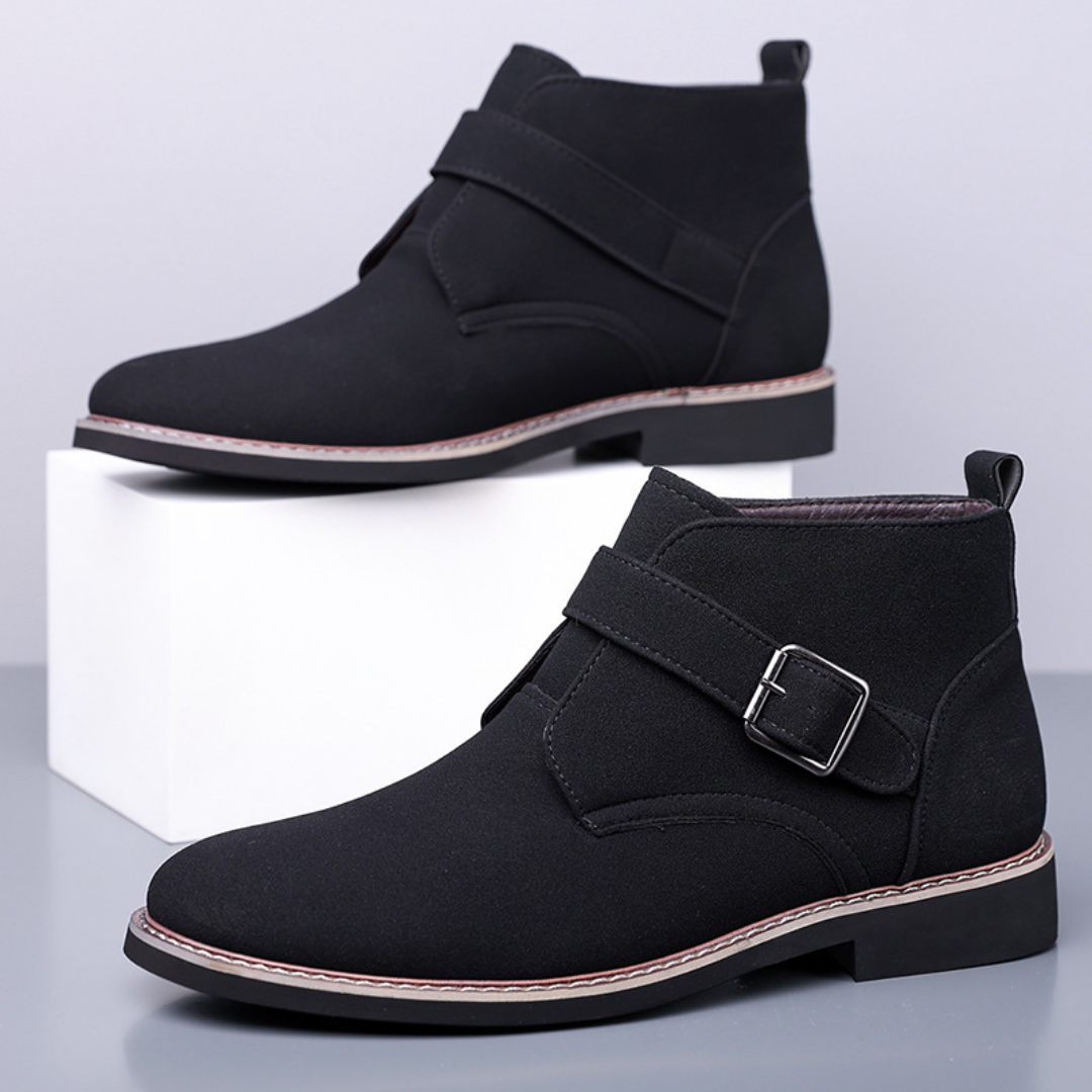 Klein Cobalt Suede Chelsea Boot