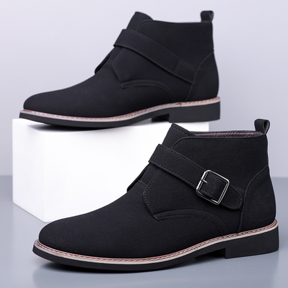 Klein Cobalt Suede Chelsea Boot