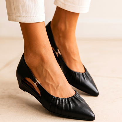 Lumière Cut-Out Toe Slipper