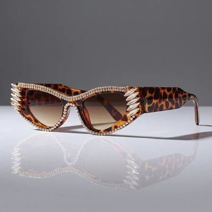 Odalys Crystal Cat-Eye Sunglasses