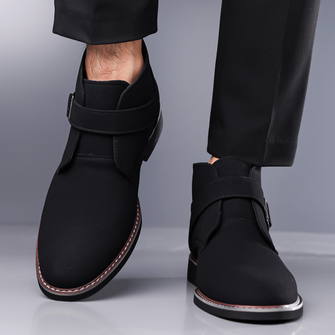 Klein Cobalt Suede Chelsea Boot