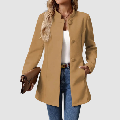 Marchesa Fit-and-Flare Coat