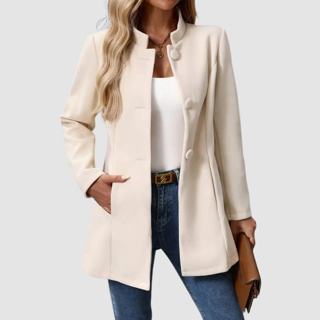 Marchesa Fit-and-Flare Coat