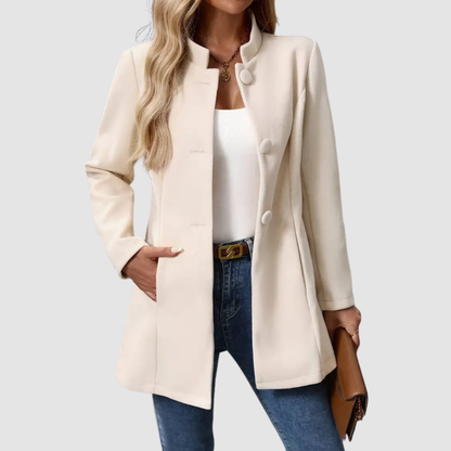 Marchesa Fit-and-Flare Coat
