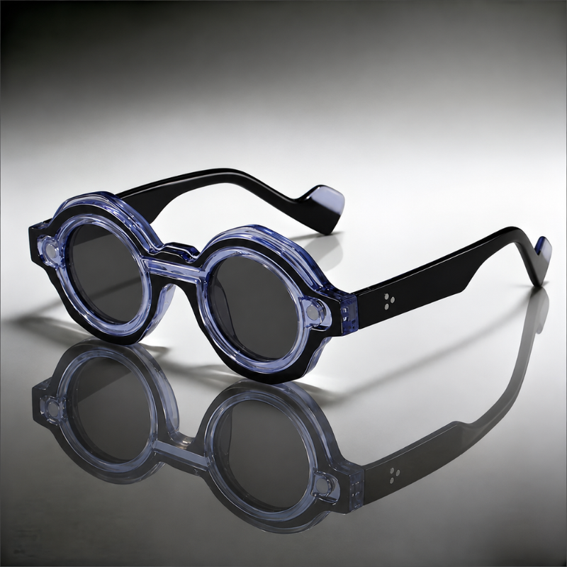 Double-Rim Acetate Sunglasses