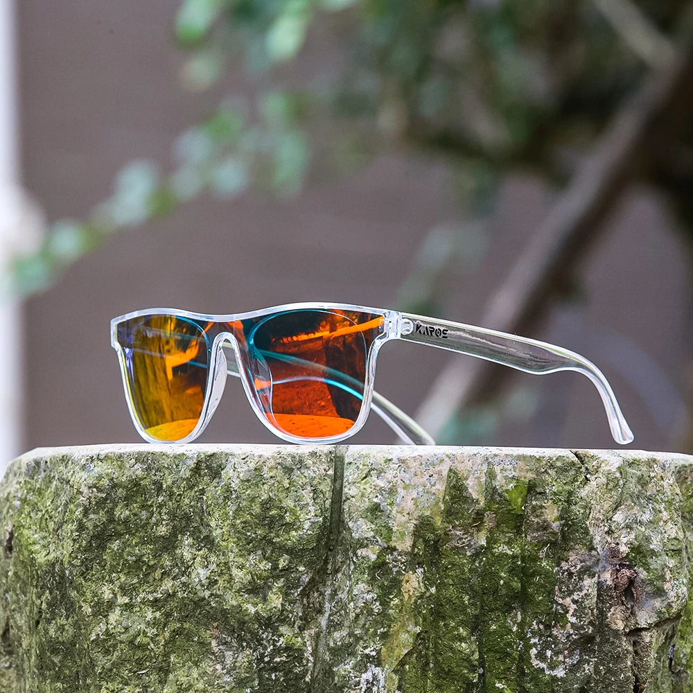 Soleil Crystal Fire-Mirror Sunglasses