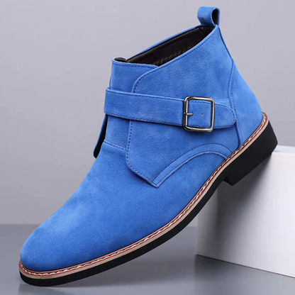 Klein Cobalt Suede Chelsea Boot