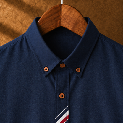 Aldric Oxford Short-Sleeve Shirt