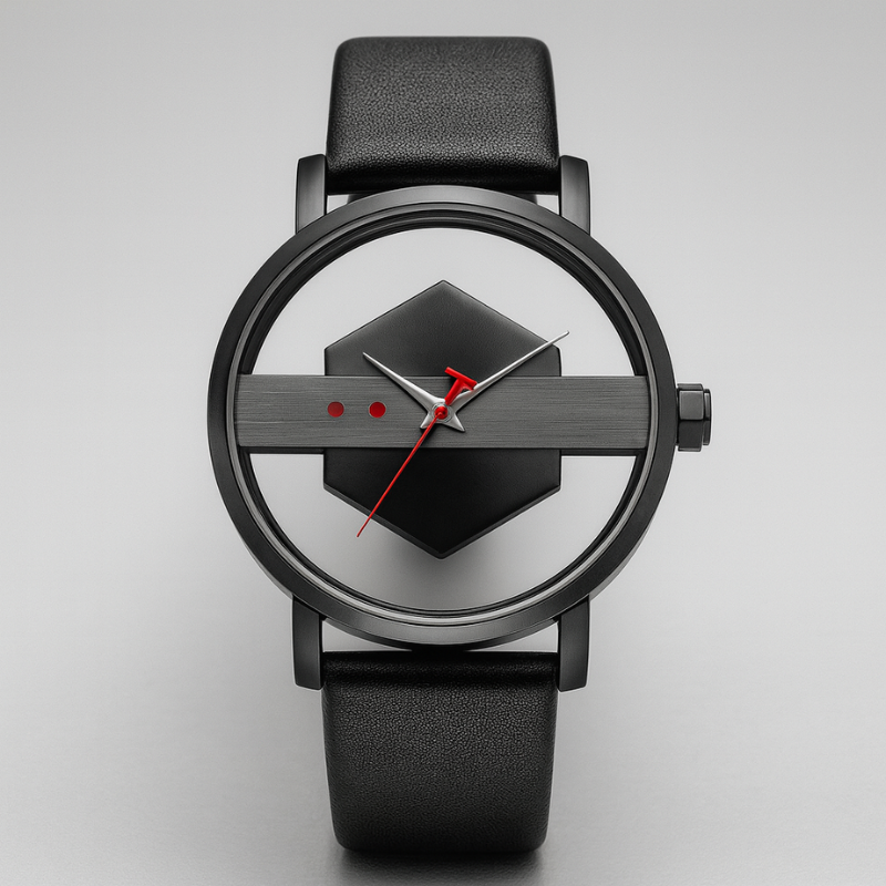 Obsidian Facet Timepiece