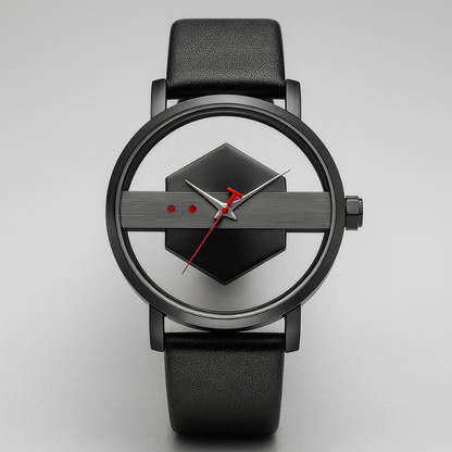 Obsidian Facet Timepiece