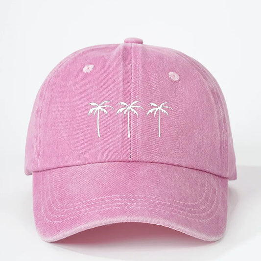 Triple-Palm Washed Canvas Cap