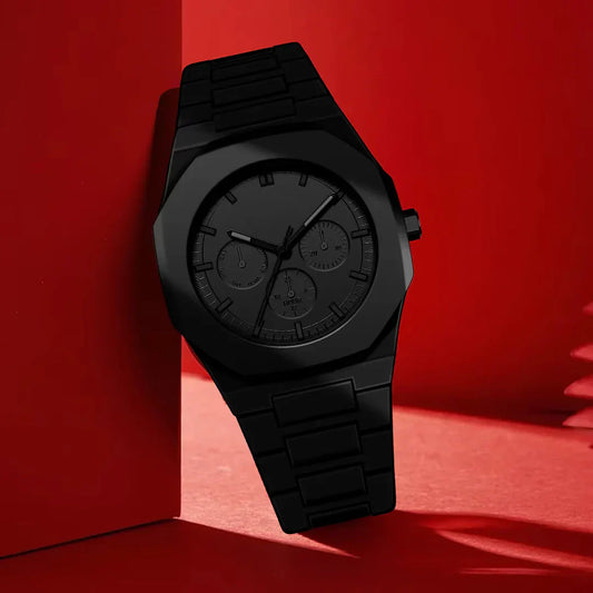 Monochrome Integrated Bracelet Watch